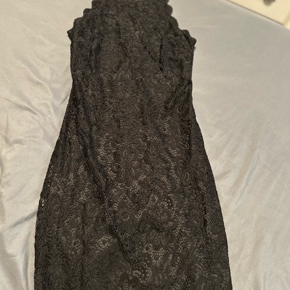 Elegant Black Lace Dress